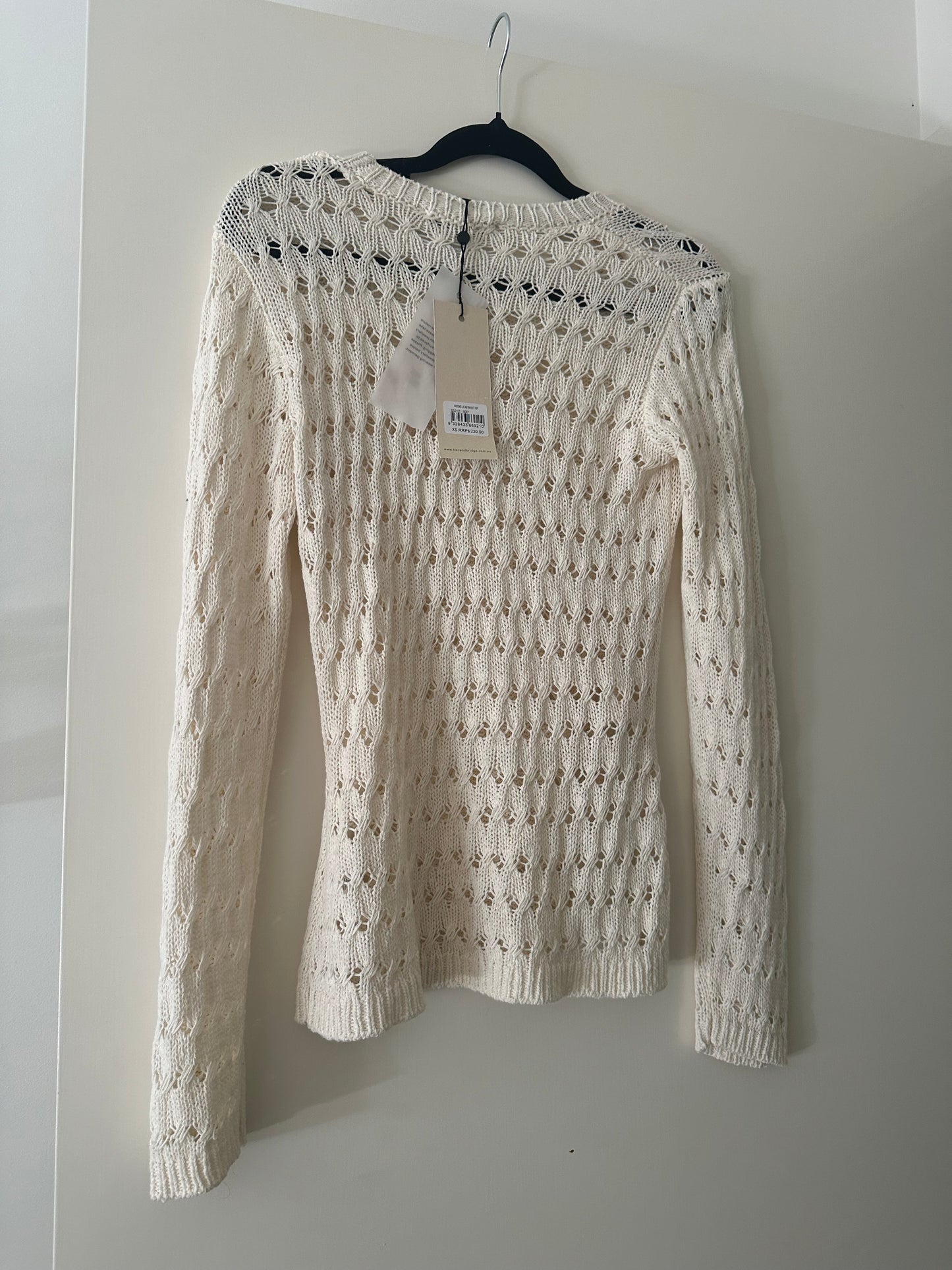 (Sale) Bec and Bridge Brooke Long Sleeve Asym Knit Top